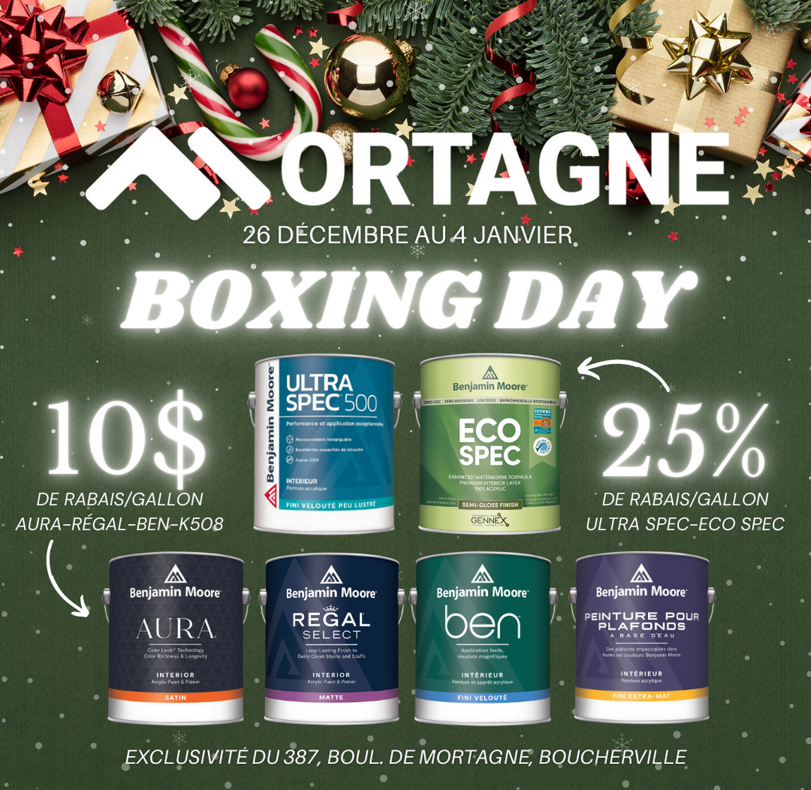 AFFICHE BOXING DAY PEINTURE